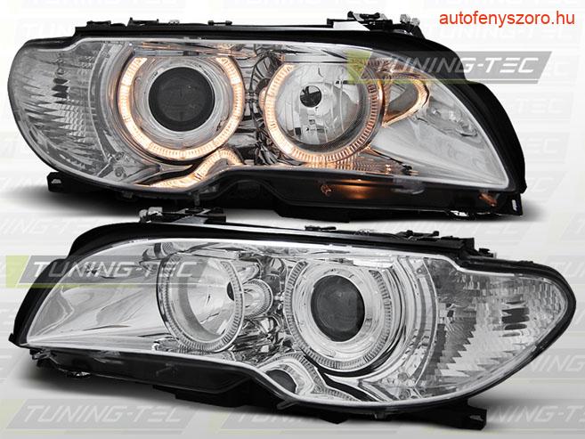 BMW E46 COUPE CABRIO 04.03-06 Angel Eyes króm  Tuning-Tec Fényszóró