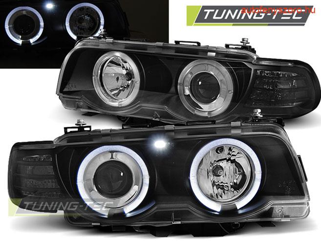 BMW E38 Angel Eyes fekete 09.98-07.01  Tuning-Tec Fényszóró