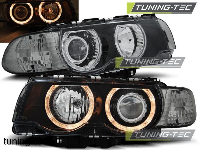 BMW E38 Angel Eyes 09.98-07.01 H7/H7 FEKETE  Tuning-Tec Fényszóró