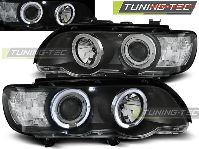 BMW X5 E53 Angel Eyes fekete 09.99-10.03   Tuning-Tec Fényszóró