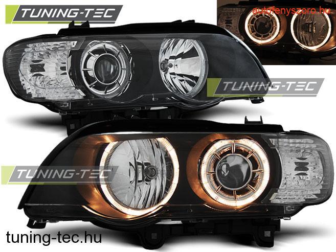 BMW X5 E53 Angel Eyes fekete 09.99-10.03   Tuning-Tec Fényszóró
