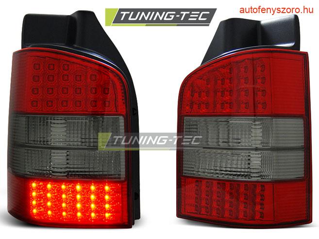VW T5 04.03-09 RED SMOKE LED Tuning-Tec Hátsó Lámpa