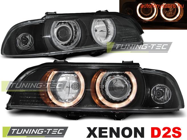 BMW E39 09.95-06.03 ANGEL EYES D2S/H7 BLACK Tuning-Tec Fényszóró