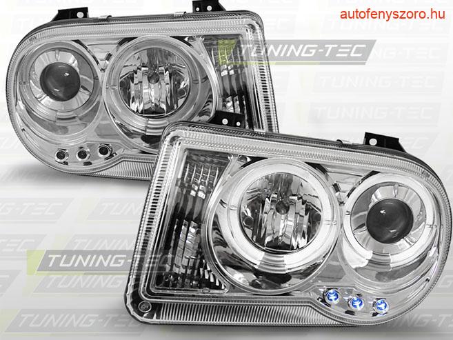 CHRYSLER 300C 05-10 ANGEL EYES CHROME Tuning-Tec Fényszóró