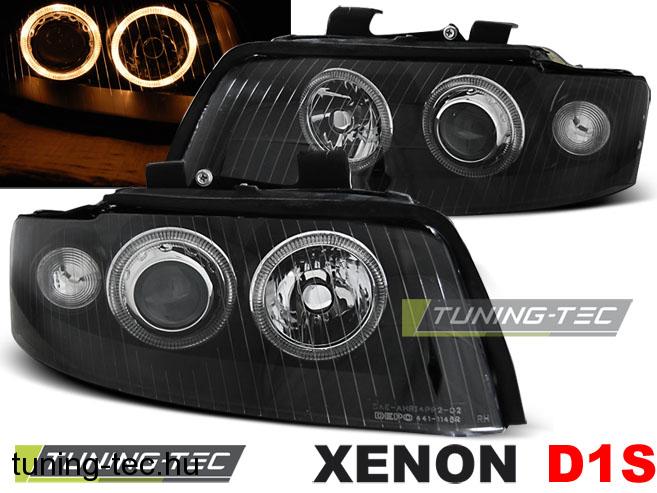 AUDI A4 10.00-10.04 ANGEL EYES BLACK D1S  Tuning-Tec Fényszóró