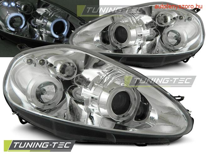 FIAT GRANDE PUNTO 09.05-08 ANGEL EYES CHROME  Tuning-Tec Fényszóró