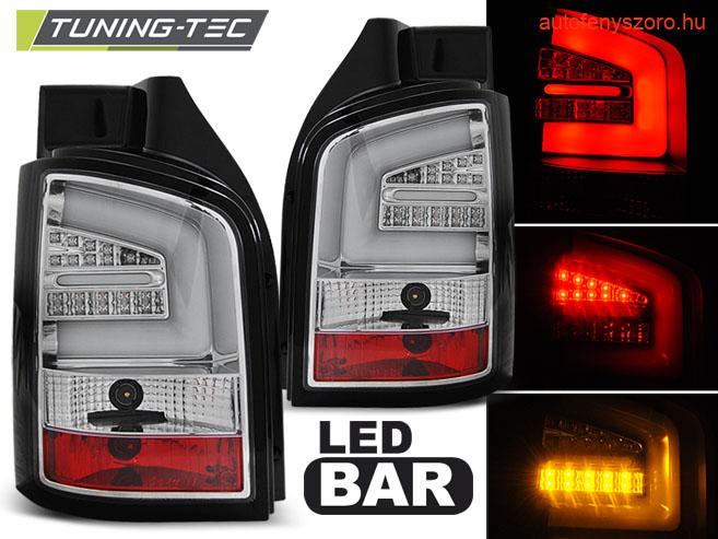 VW T5 04.03-09 CHROME LED BAR  Tuning-Tec Hátsó Lámpa