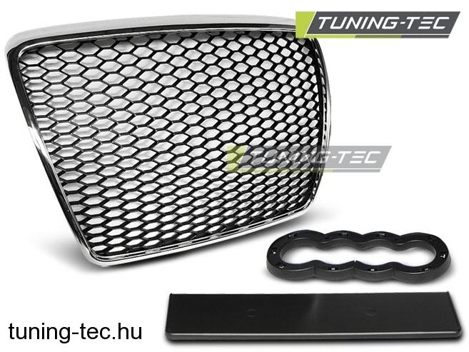 AUDI A6 C6 09-11 CHROME Tuning-Tec Hűtőrács