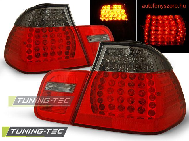 BMW E46 09.01-03.05 SEDAN RED SMOKE LED Tuning-Tec Hátsó Lámpa
