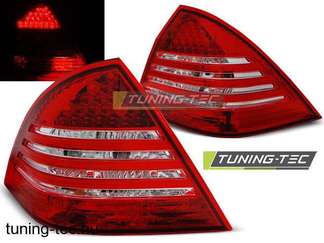 MERCEDES C-KLASA W203 SEDAN 00-04 RED WHITE LED Tuning-Tec Hátsó Lámpa