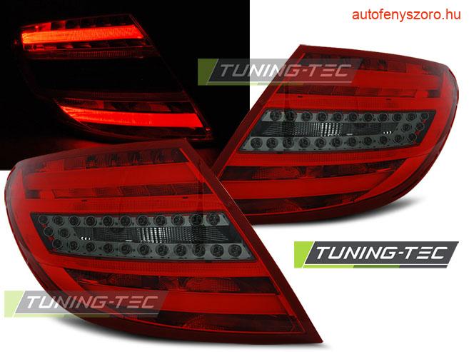 MERCEDES C-KLASA W204 SEDAN 07-10 RED SMOKE LED BAR  Tuning-Tec Hátsó Lámpa