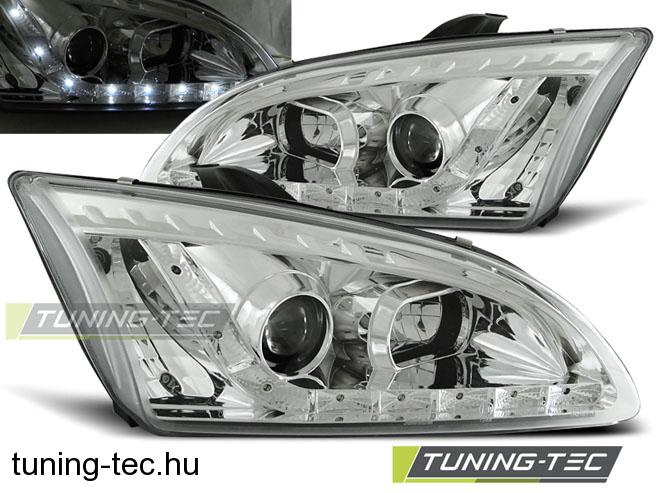 FORD FOCUS II 09.04-01.08 DAYLIGHT CHROME Tuning-Tec Fényszóró