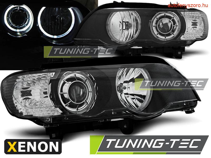 BMW X5 E53 09.99-10.03 LED LED ANGEL EYES XENON BLACK Tuning-Tec Fényszóró