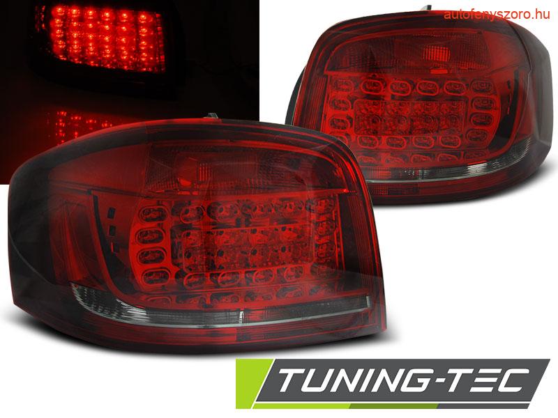 AUDI A3 08-12 RED SMOKE LED Tuning-Tec Hátsó Lámpa