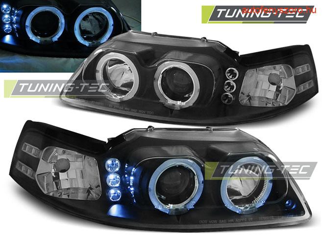 FORD MUSTANG 98-04 ANGEL EYES BLACK  Tuning-Tec Fényszóró
