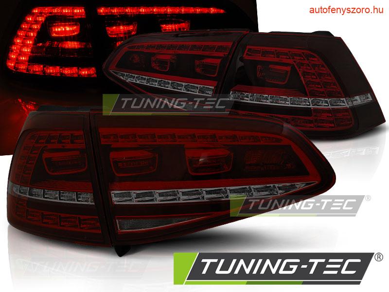 VW GOLF 7 13- RED SMOKE LED GTI LOOK Tuning-Tec Hátsó Lámpa
