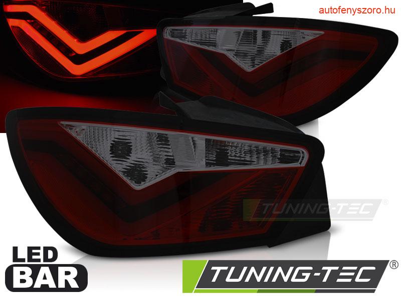 SEAT IBIZA 6J 3D 06.08-12 RED SMOKE LED BAR Tuning-Tec Hátsó Lámpa