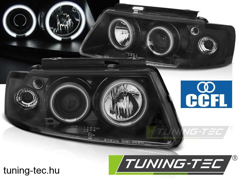 VW PASSAT B5 3B 11.96-08.00 ANGEL EYES CCFL BLACK Tuning-Tec Fényszóró