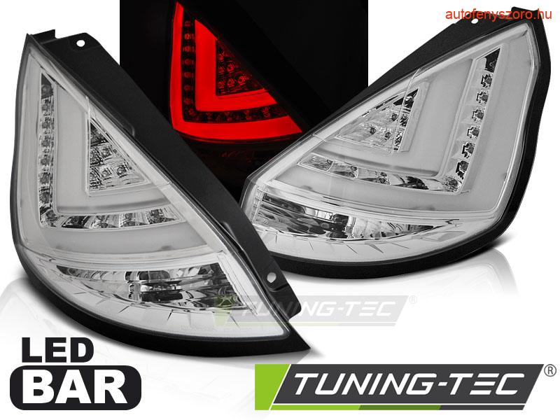 FORD FIESTA MK7 08-12 HB CHROME LED BAR Tuning-Tec Hátsó Lámpa