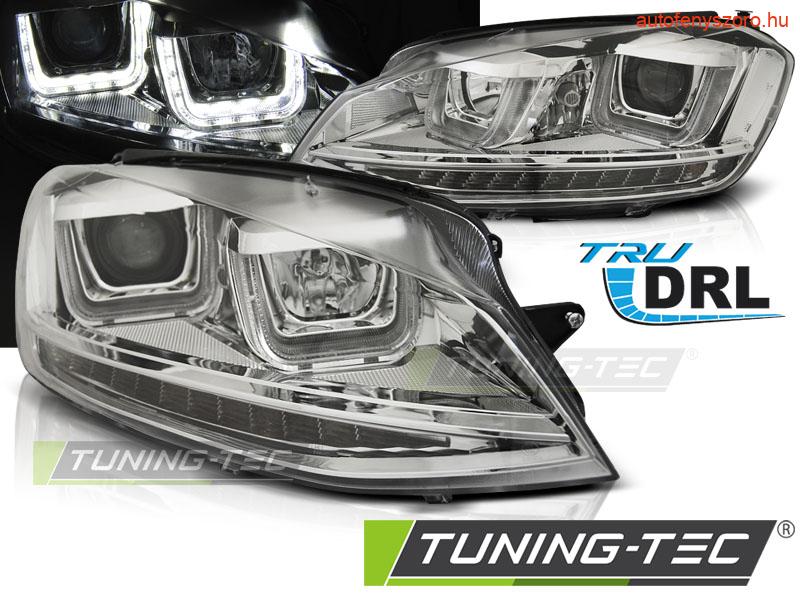 VW GOLF 7 11.12- U-TYPE CHROM DRL Tuning-Tec Fényszóró