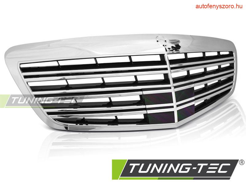 MERCEDES W221 09-13 S65 AMG CHROME BLACK  Tuning-Tec Hűtőrács