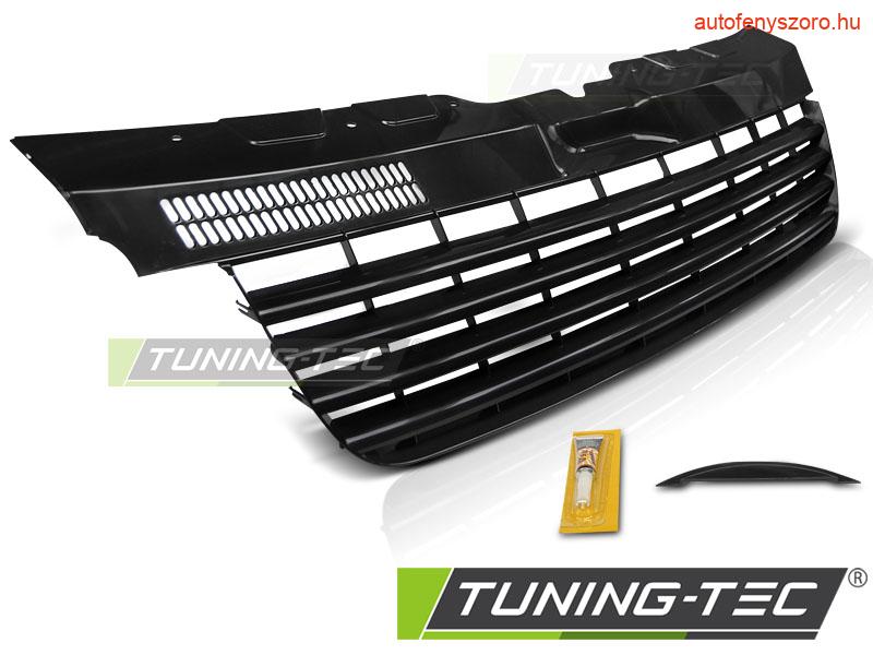 VW T5 04-09 TRANSPORTER FÉNYES FEKETE  Tuning-Tec Hűtőrács
