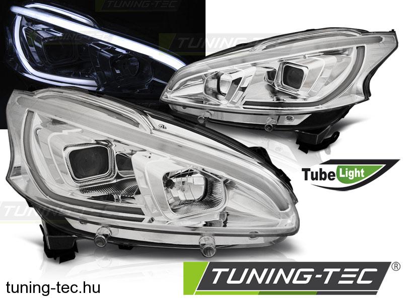 PEUGEOT 208 4.12-06.15 TUBE LIGHT CHROME Tuning-Tec Fényszóró