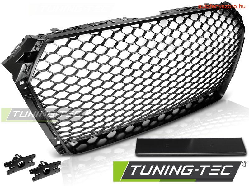 AUDI A4 B9 15- BLACK RS-STYLE Tuning-Tec Hűtőrács 
