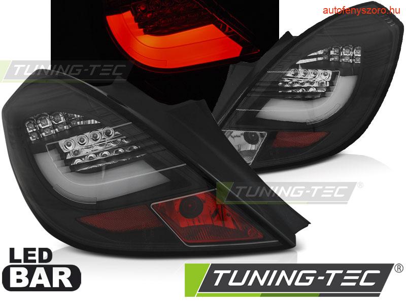 OPEL CORSA D 3D 04.06-14 BLACK LED BAR Tuning-Tec Hátsó Lámpa