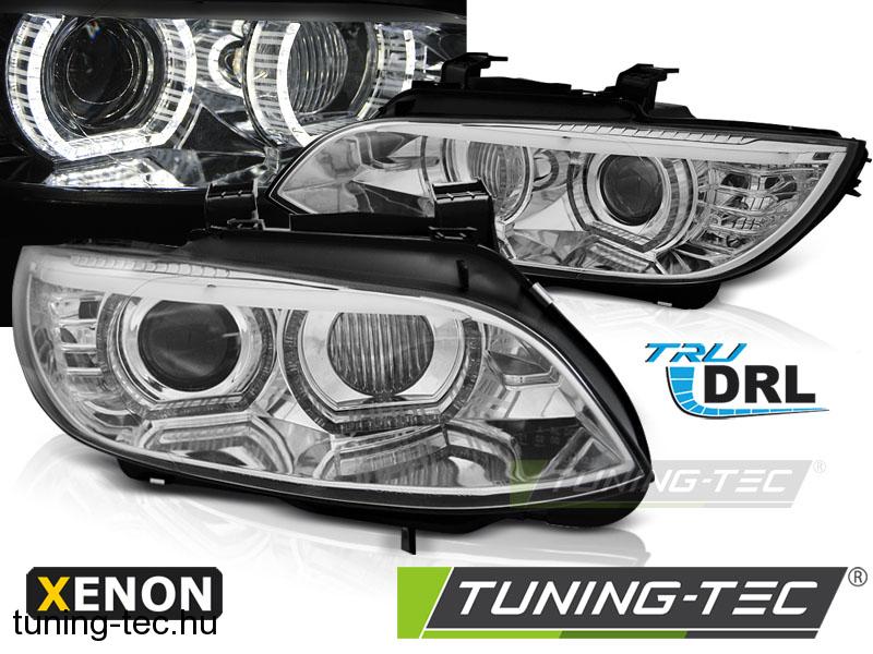 BMW E92/E93 06-10 ANGEL EYES LED CHROME AFS HID  Tuning-Tec Fényszóró