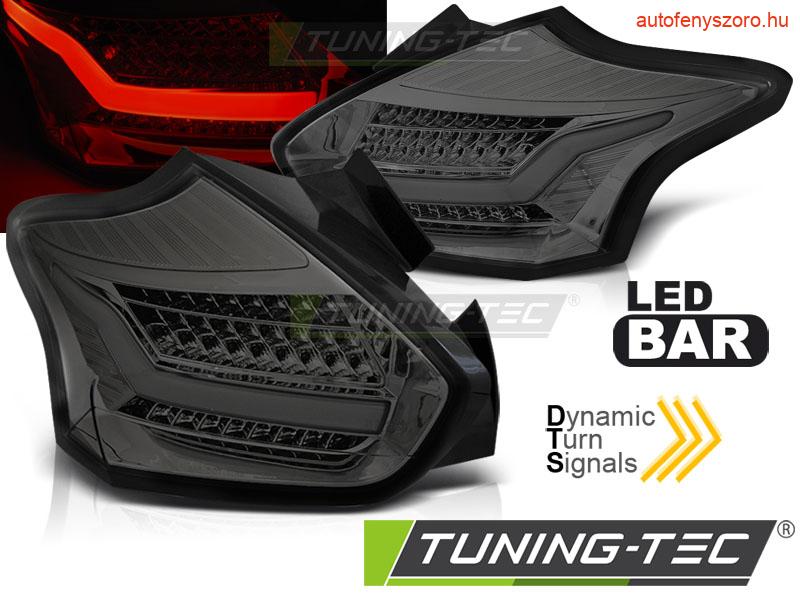 FORD FOCUS 3 15-18 HATCHBACK SMOKE SEQ LED Tuning-Tec Hátsó Lámpa