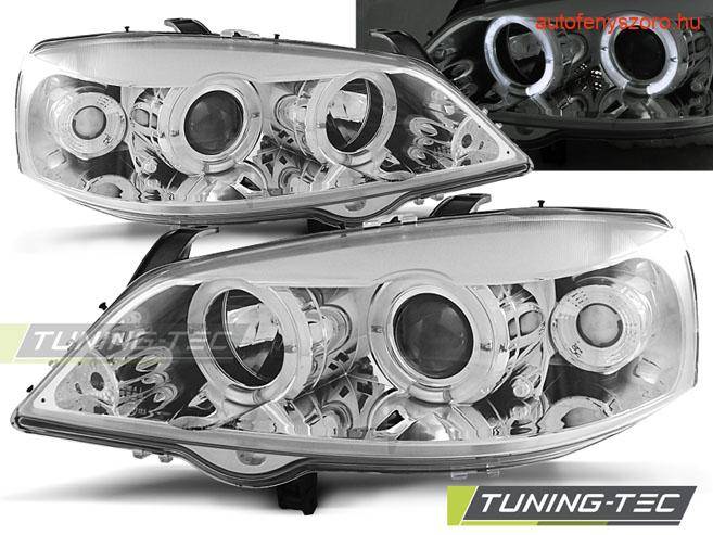 OPEL ASTRA G 09.97-02.04  Angel Eyes króm  Tuning-Tec Fényszóró