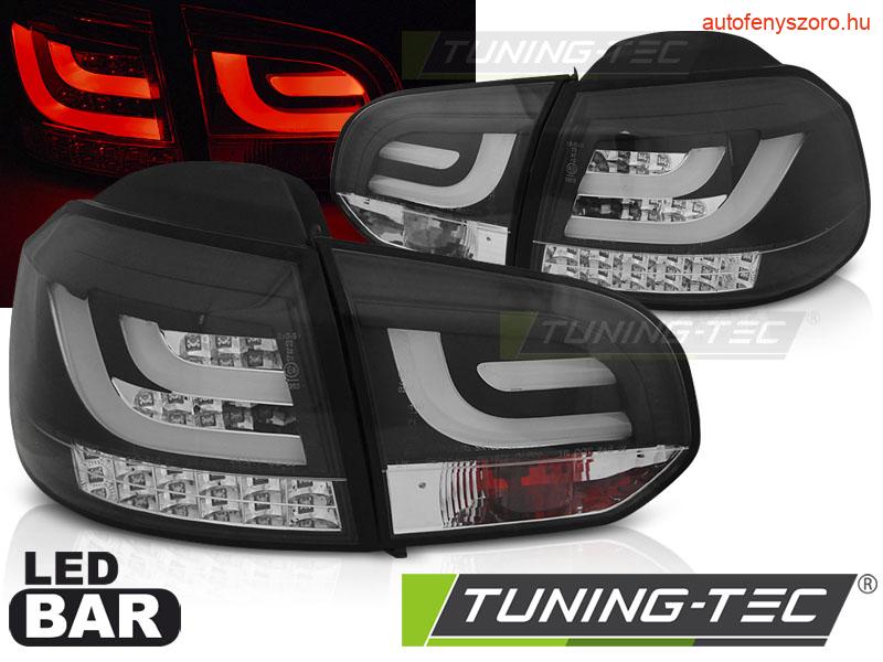 VW GOLF 6 10.08-12 BLACK LED BAR Tuning-Tec Hátsó Lámpa