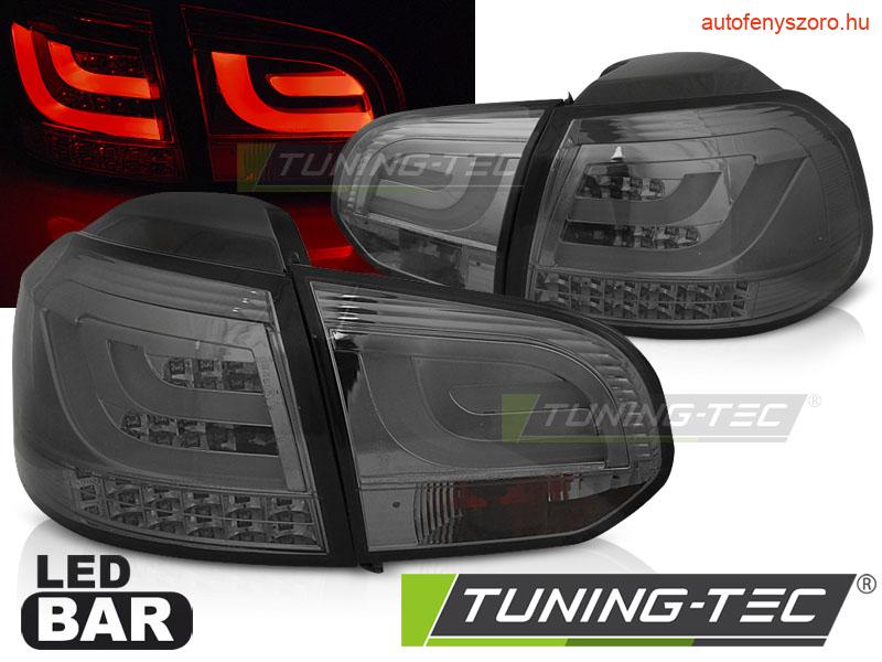 VW GOLF 6 10.08-12 SMOKE LED BAR Tuning-Tec Hátsó Lámpa