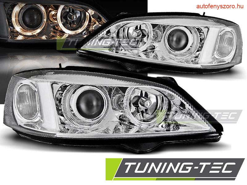 OPEL ASTRA G 09.97-02.04 ANGEL EYES CHROME Tuning-Tec Fényszóró
