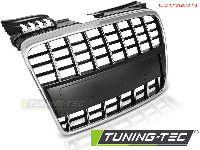 AUDI A4 B7 04-08 S8 LOOK CHROME BLACK  Tuning-Tec Hűtőrács 