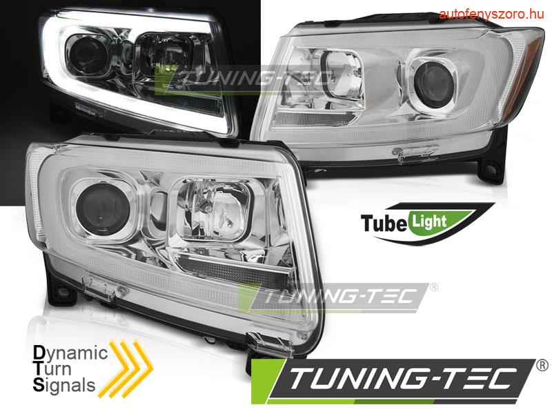 CHRYSLER JEEP GRAND CHEROKEE 11-13 CHROME TUBE LIGHT  Tuning-Tec Fényszóró