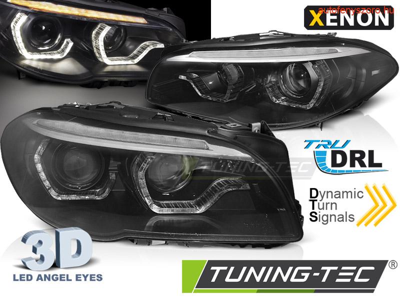 BMW F10/F11 10-13 AE LED BLACK SEQ DRL XENON Tuning-Tec Fényszóró