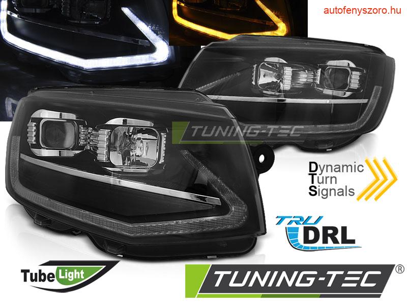 VW T6 15- BLACK TUBE LIGHT LED SEQ DRL Tuning-Tec Fényszóró