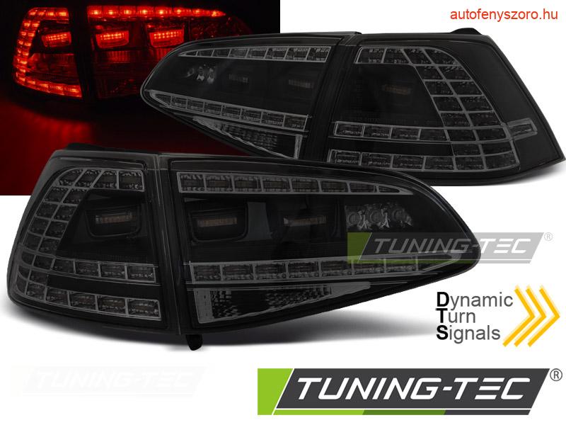 VW GOLF 7 13-17 BLACK LED GTI LOOK Tuning-Tec Hátsó Lámpa