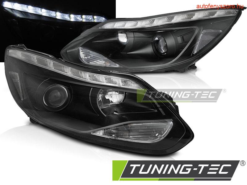 FORD FOCUS MK3 11- 10.14 LED BLACK Tuning-Tec Fényszóró