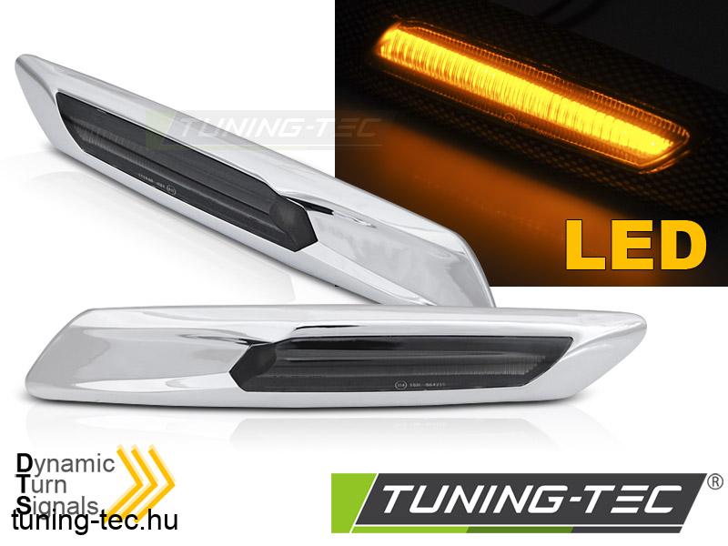 BMW F10/F11 10-13 SILVER SMOKE  Tuning-Tec DINAMIKUS Oldalsó irányjelző