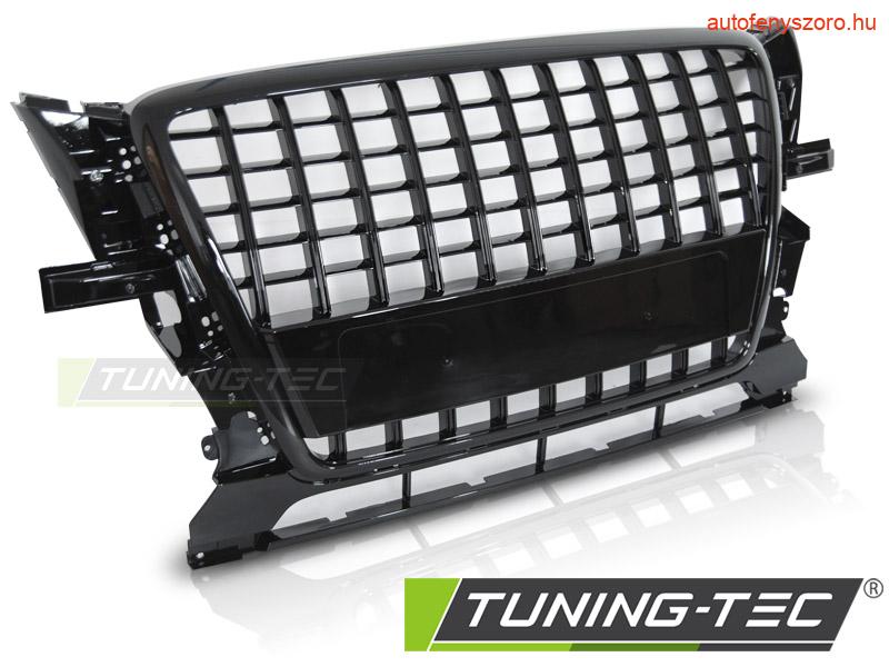 AUDI Q5 08-09.12 FÉNYES FEKETE Tuning-Tec Hűtőrács