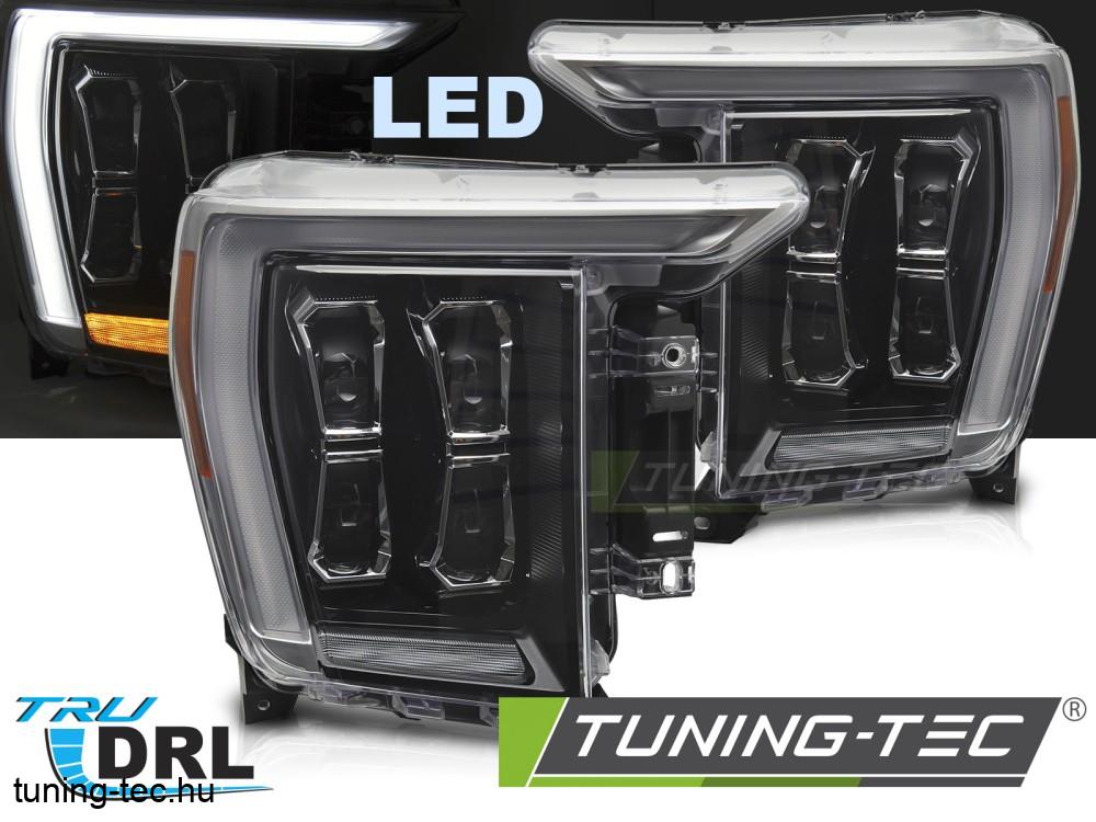 FORD F150 MK14 20-23 FULL LED DRL BLACK Tuning-Tec Fényszóró