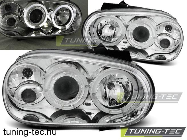 VW GOLF 4 09.97-09.03 ANGEL EYES CHROME Tuning-Tec Fényszóró