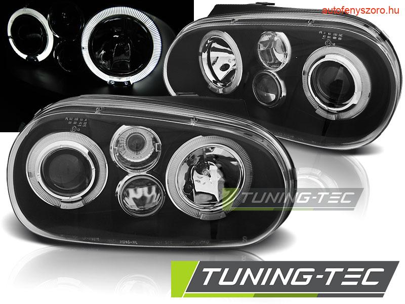 VW GOLF 4 09.97-09.03 ANGEL EYES BLACK Tuning-Tec Fényszóró
