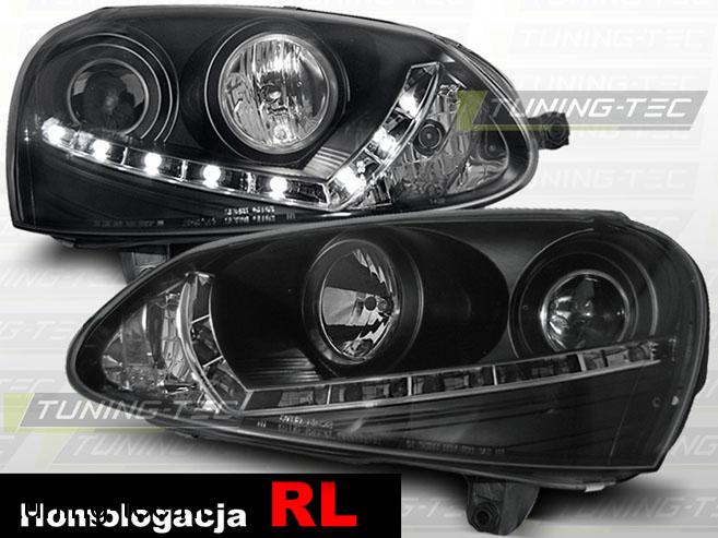 VW GOLF 5 03-08 D2S DAYLIGHT BLACK Tuning-Tec Fényszóró