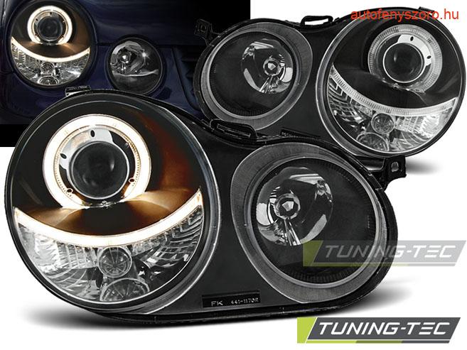VW POLO 9N 11.01-04.05 ANGEL EYES BLACK Tuning-Tec Fényszóró