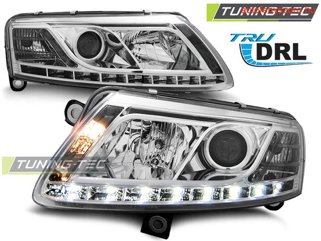 AUDI A6 C6 04.04-08 DAYLIGHT CHROME Tuning-Tec Fényszóró