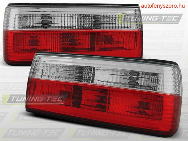 BMW E30 09.87-10.90 RED WHITE  Tuning-Tec Hátsó Lámpa